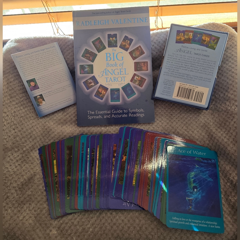 Big Book Of Angel Tarot & Angel Tarot Cards By Radleigh Valentine